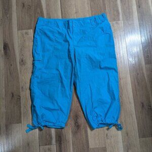 Brand New Bright Blue Capris - Size 20W